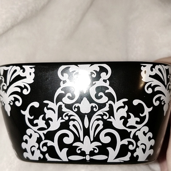 Decorative Black White Baroque Pattern Jewelry Accessories Holder Storage Room - Picture 3 of 3